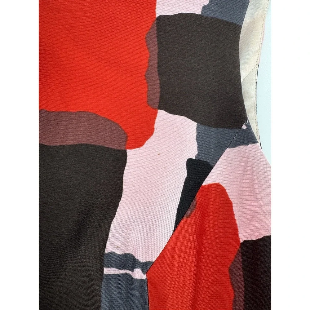 Kate Spade New York‎ Colorblock Pink Red Black Tank Maxi Dress Size 4 NWT
